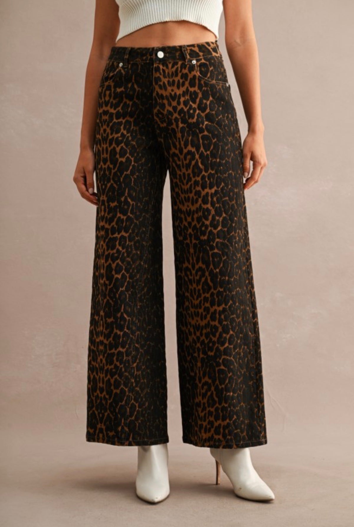 Leopard Print denim