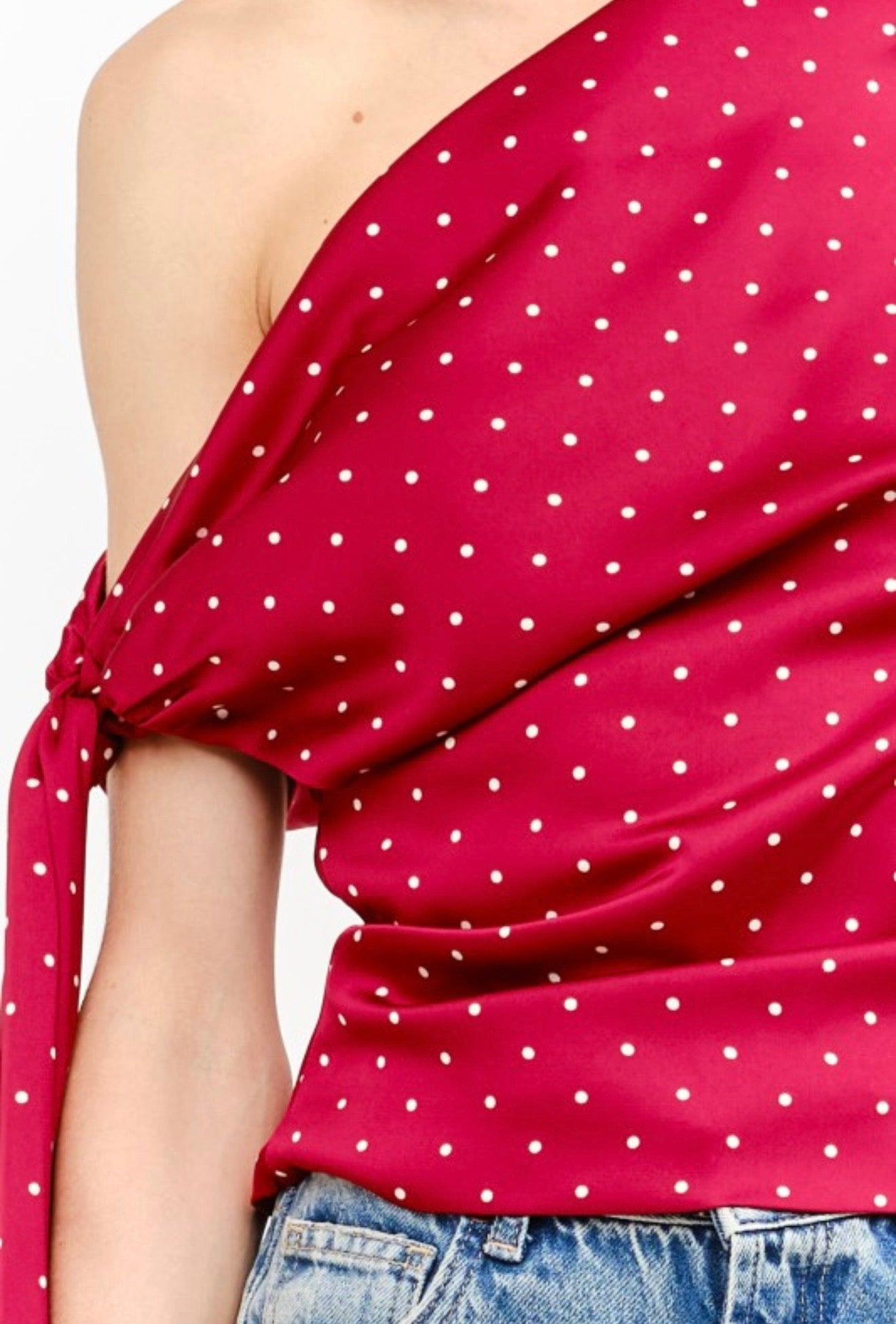 Celestine Dot Top