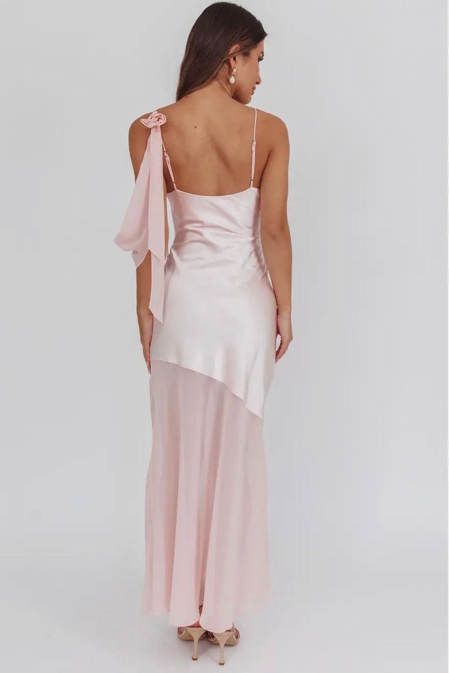 Two tone pink dress