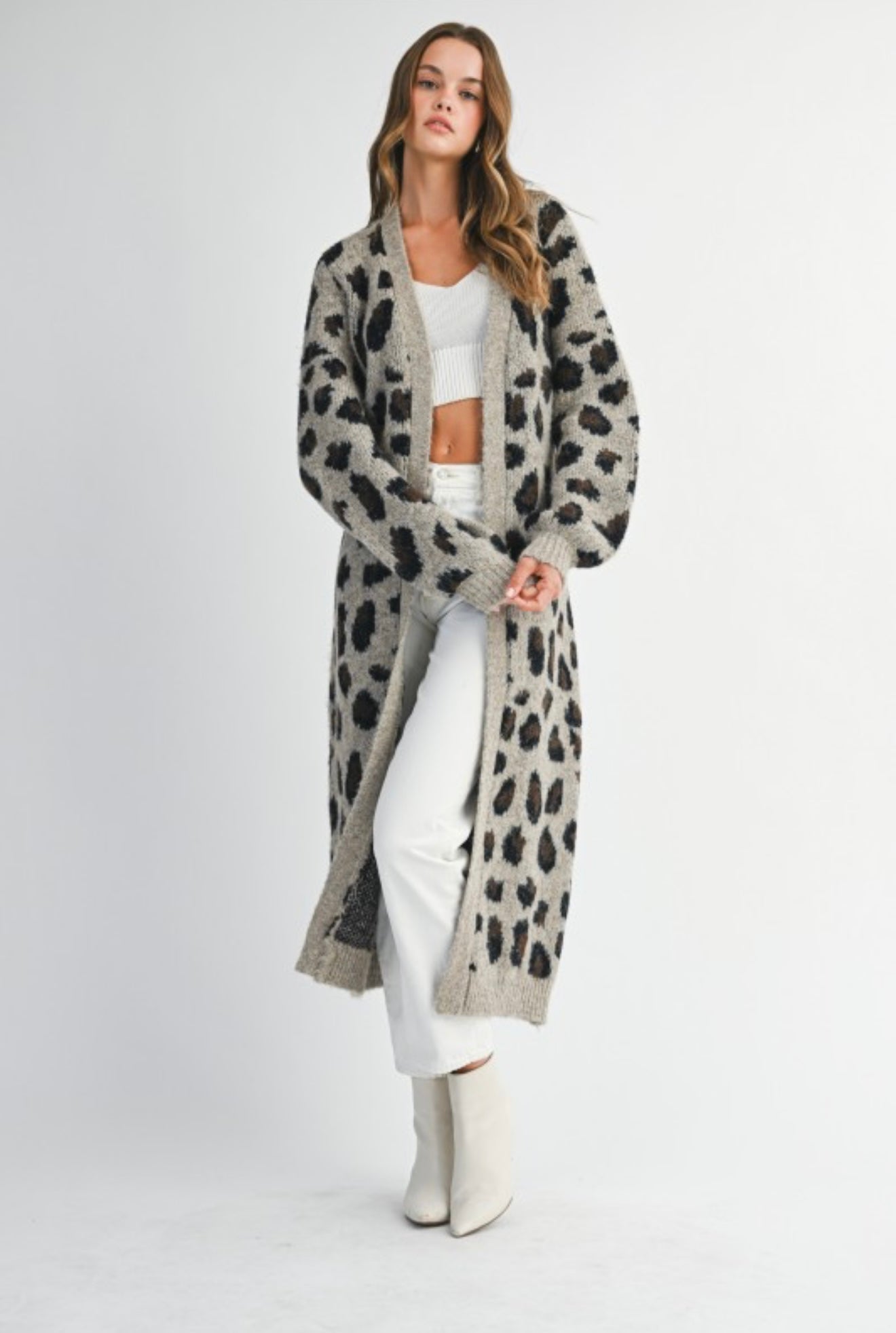 Leopard Print Cardigan