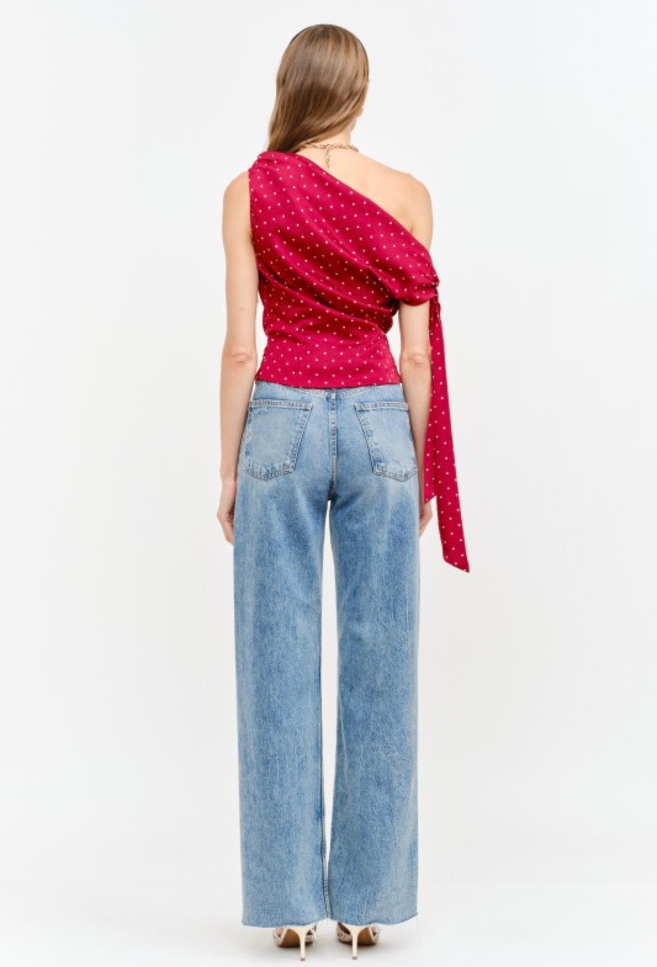 Celestine Dot Top
