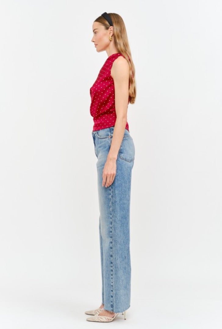 Celestine Dot Top