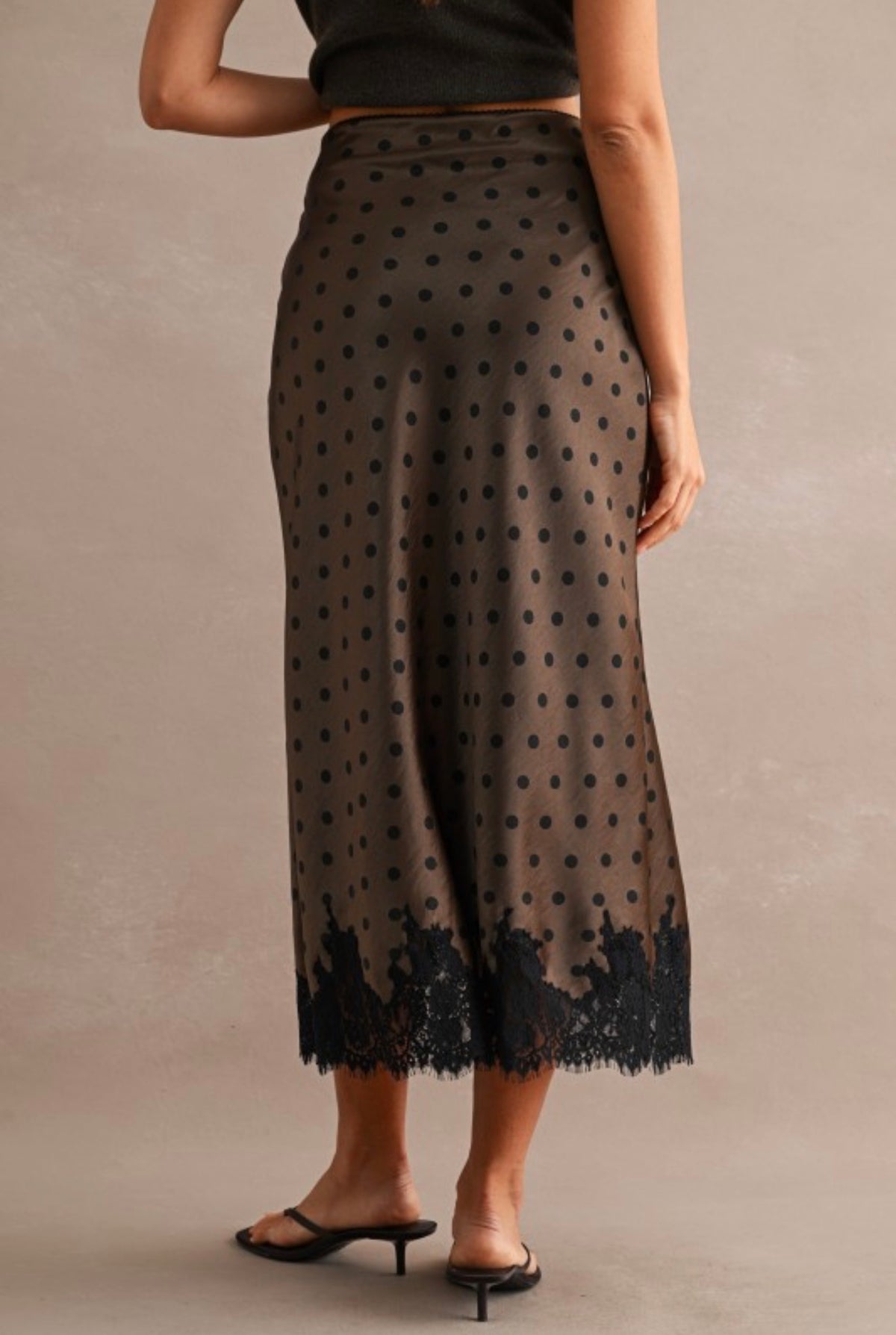 Polka dot Midi skirt