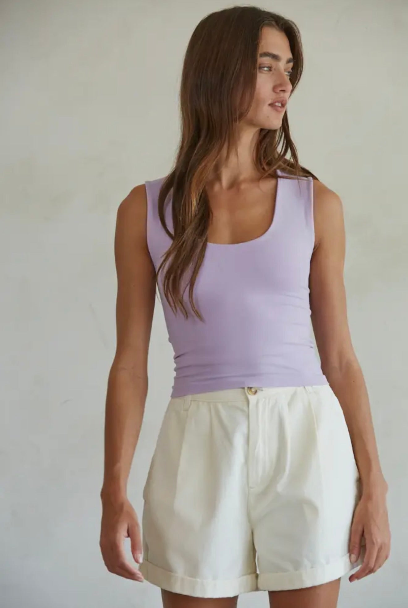 Hyacinth seamless top