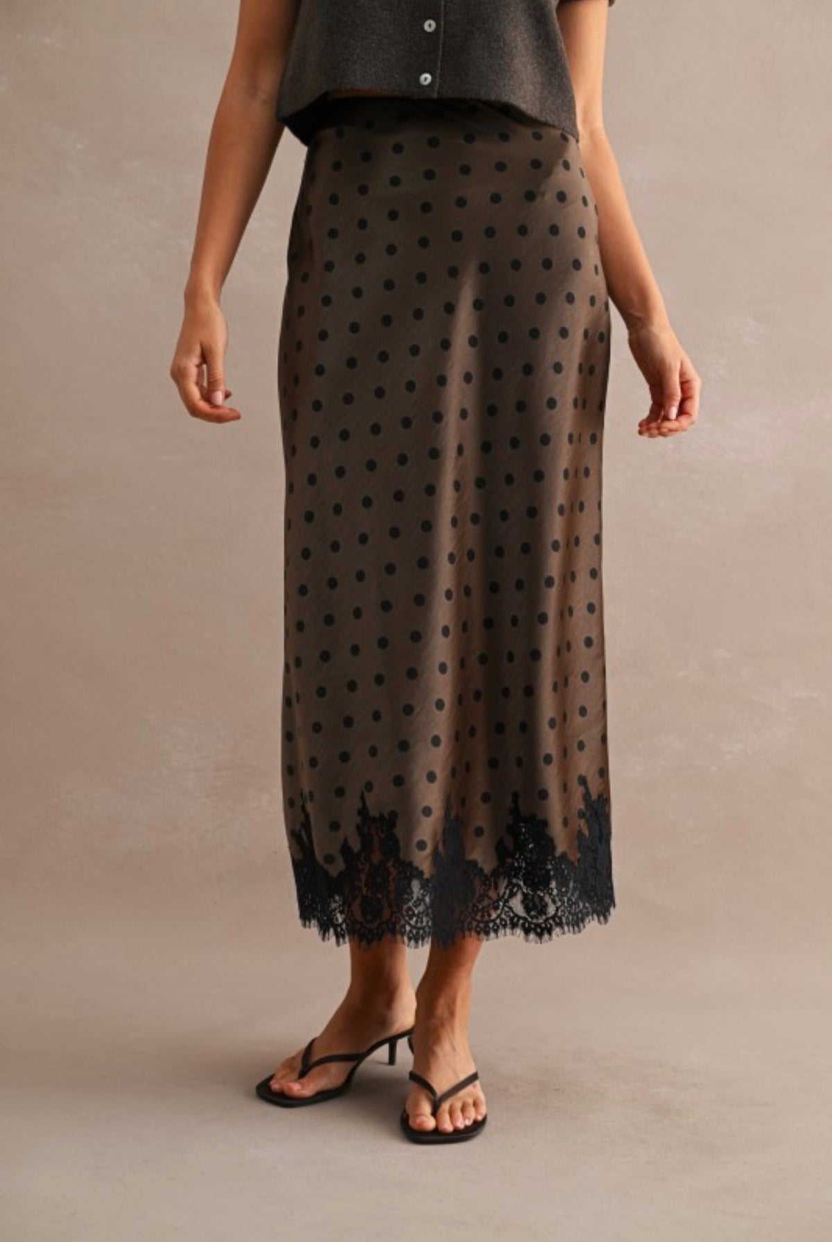 Polka dot Midi skirt