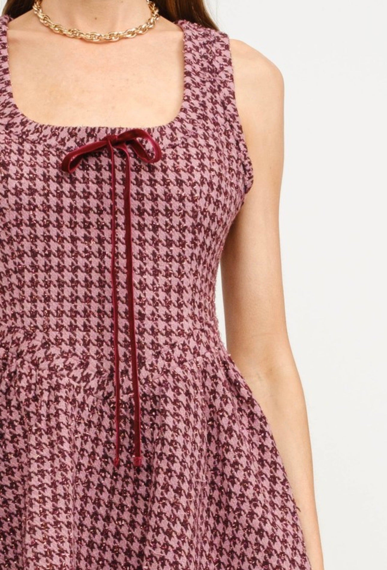Isabel Houndstooth Dress