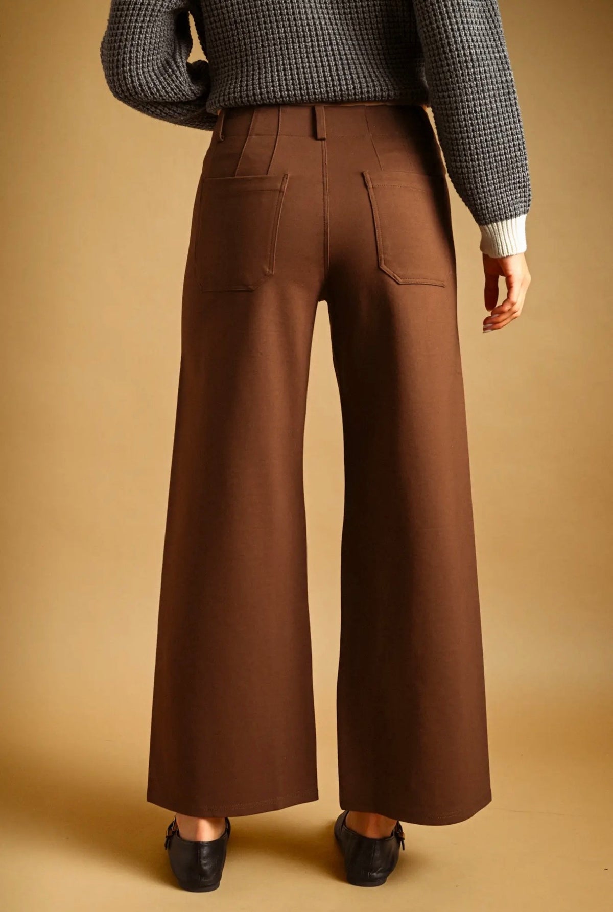 Chocolate Brown Ponte