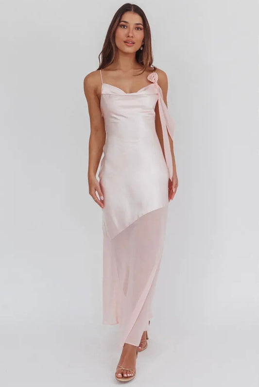 Two tone pink dress
