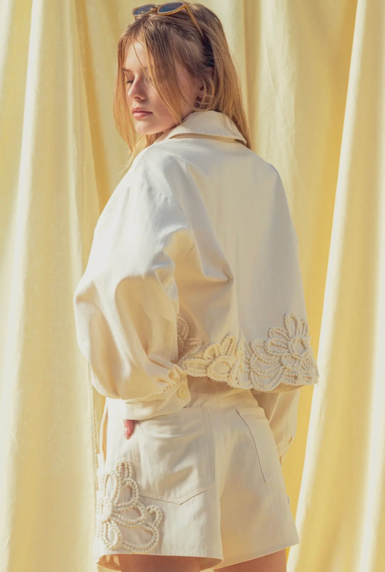 embellishment ecru jacket