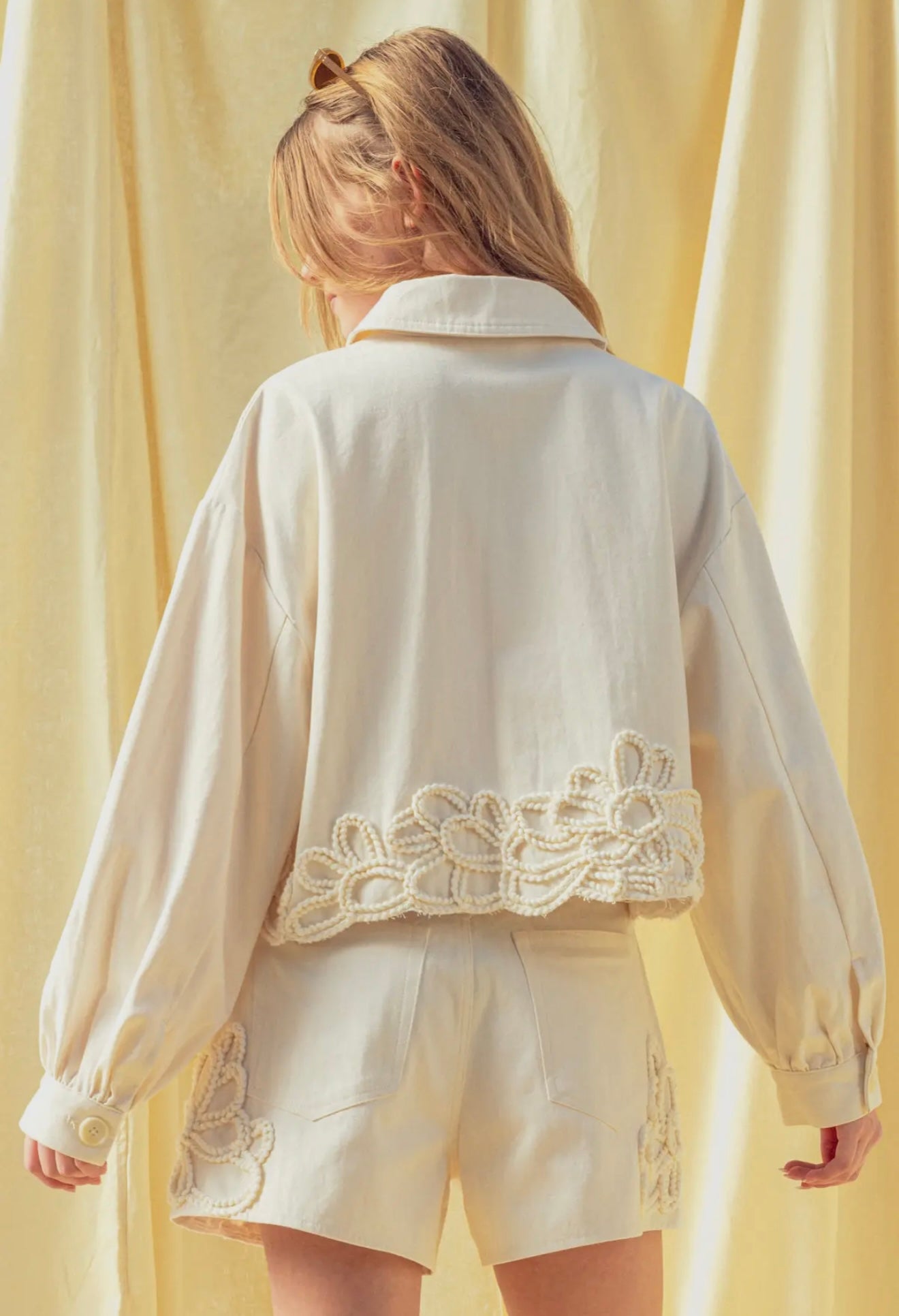 embellishment ecru jacket