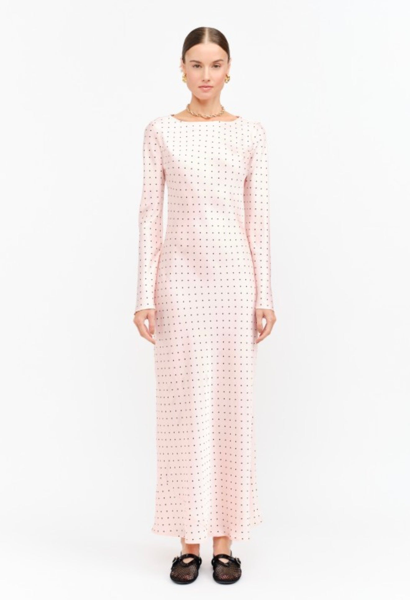 Georgie pink polka dot