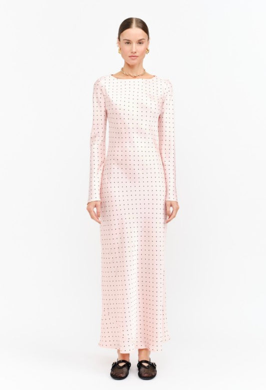 Georgie pink polka dot