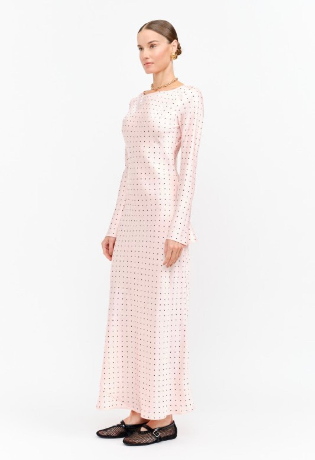 Georgie pink polka dot