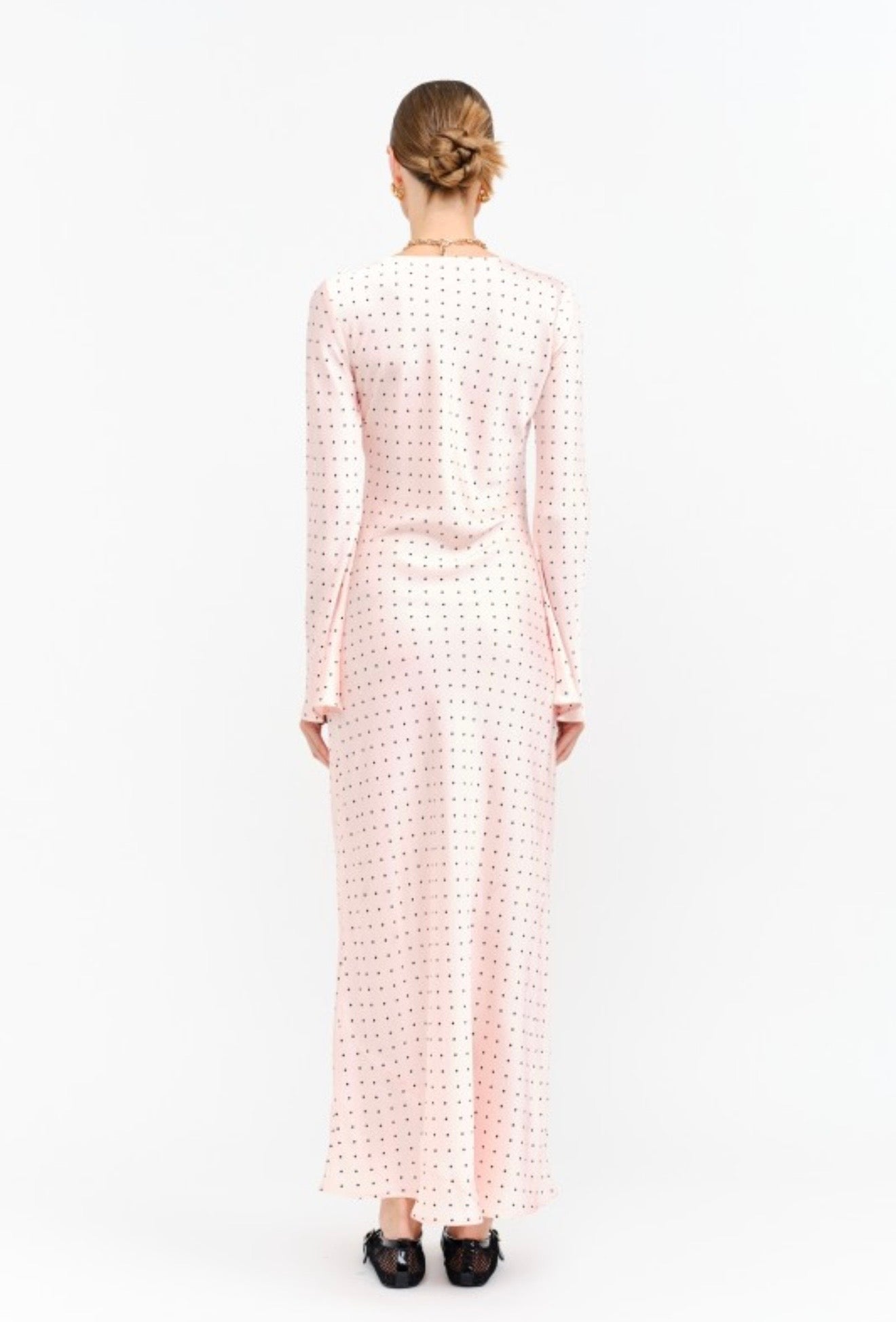 Georgie pink polka dot