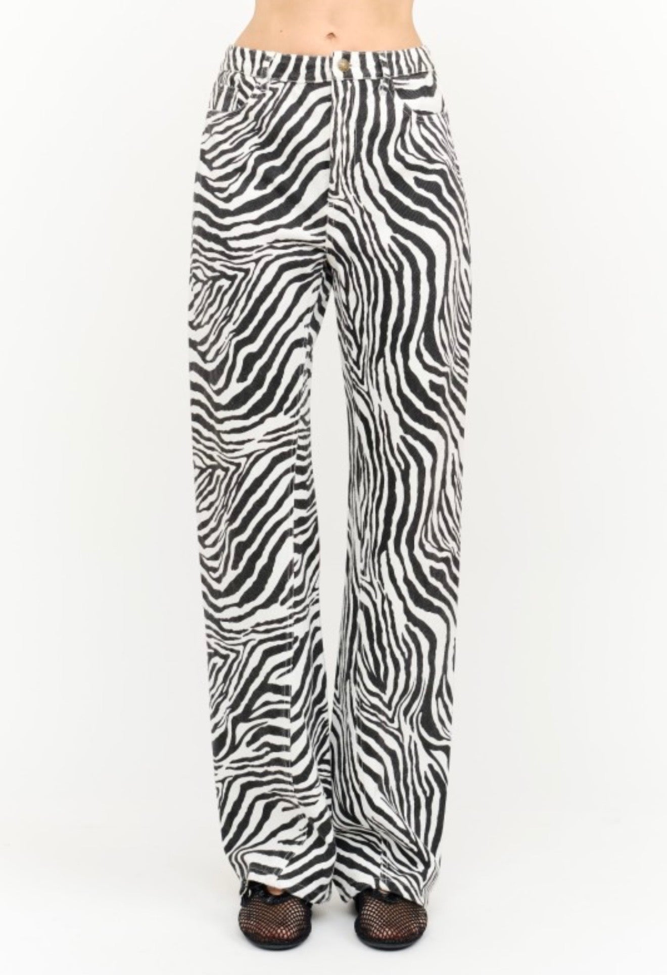 Zebra denim