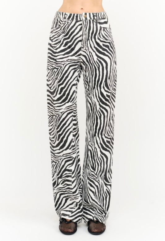 Zebra denim