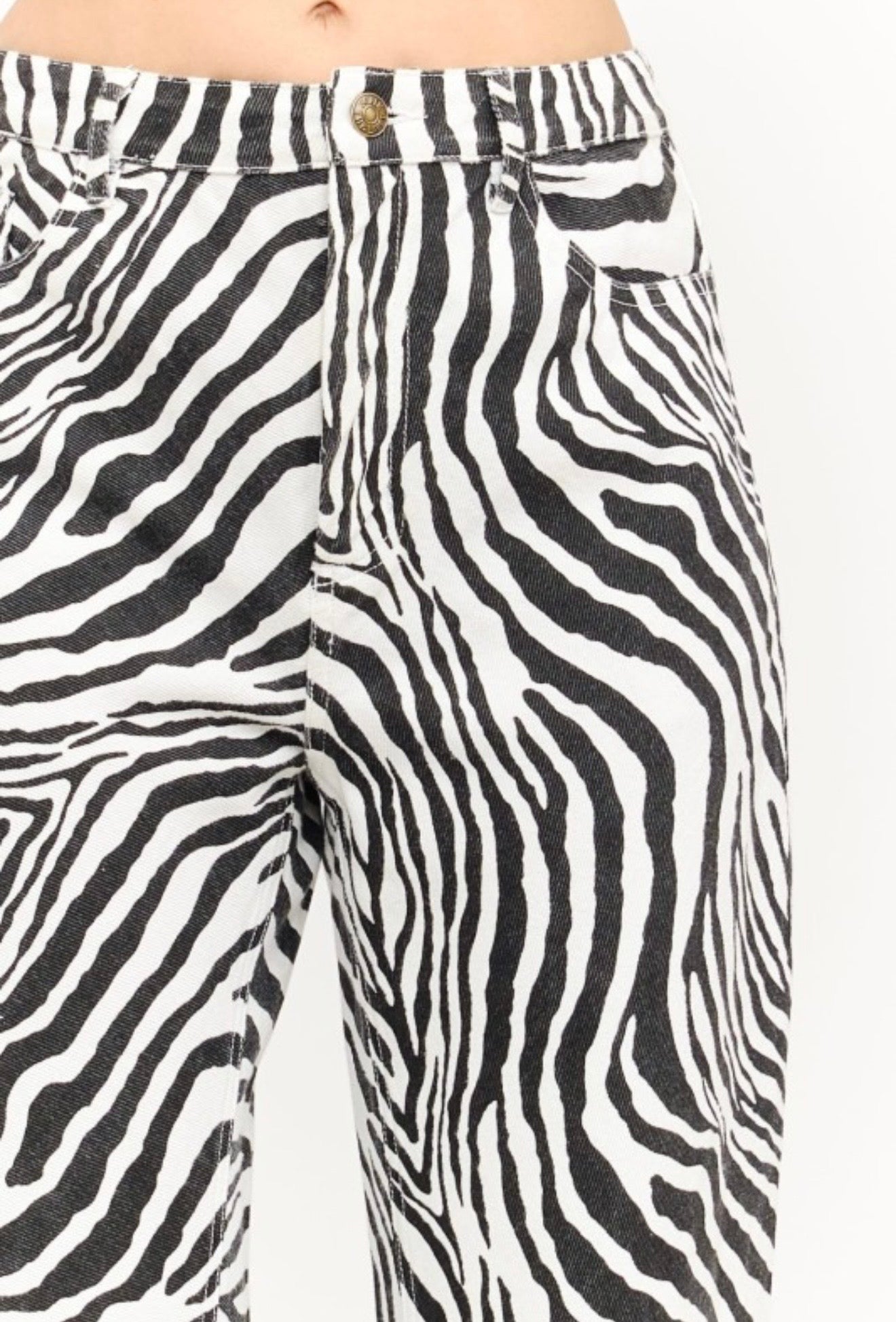 Zebra denim
