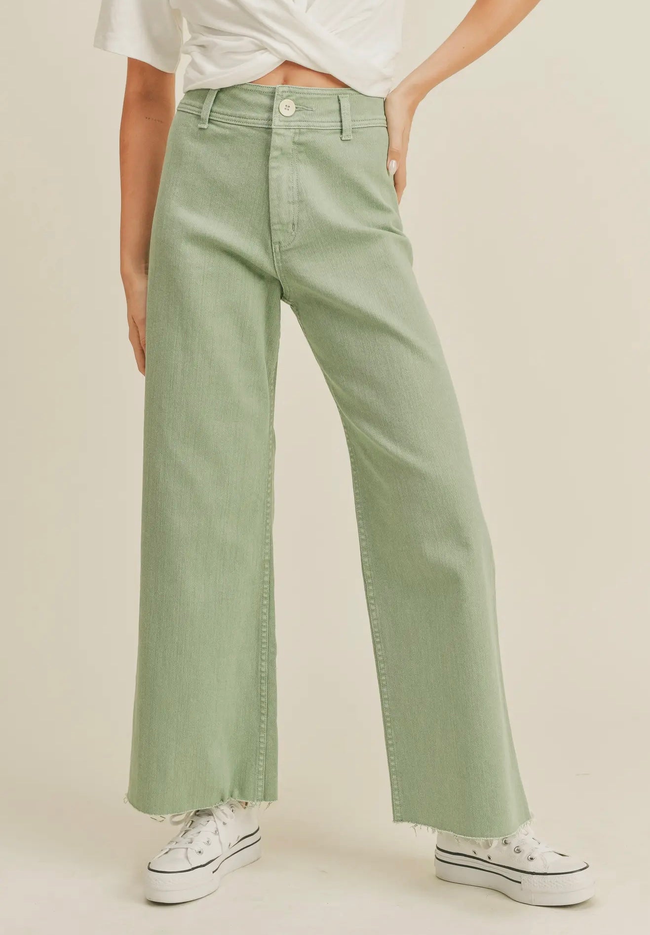 Matcha wide leg