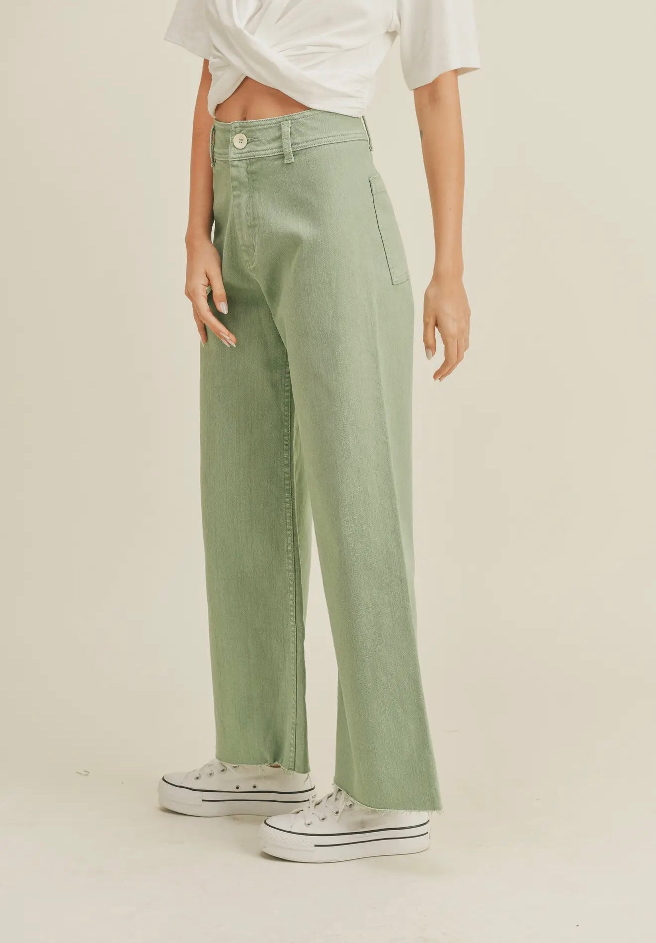 Matcha wide leg